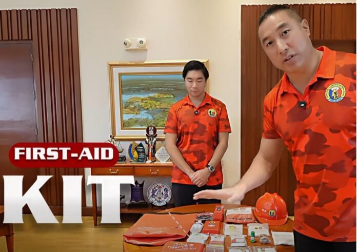 Francis Zamora first aid kit